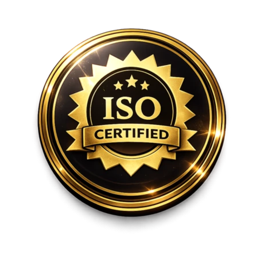 ISO Certified badge