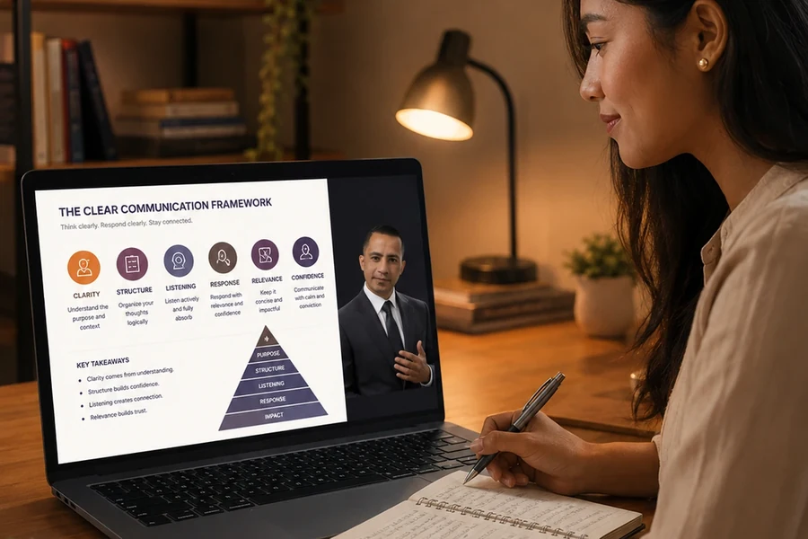 High-pressure communication coaching