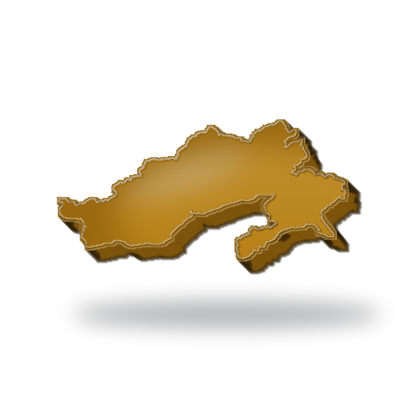 3D map of Arunachal Pradesh