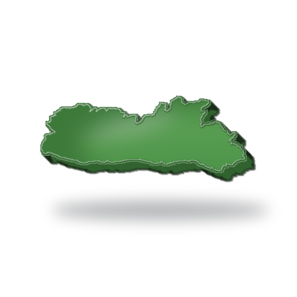 3D map of Meghalaya