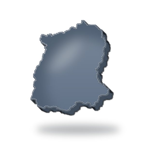 3D map of Sikkim