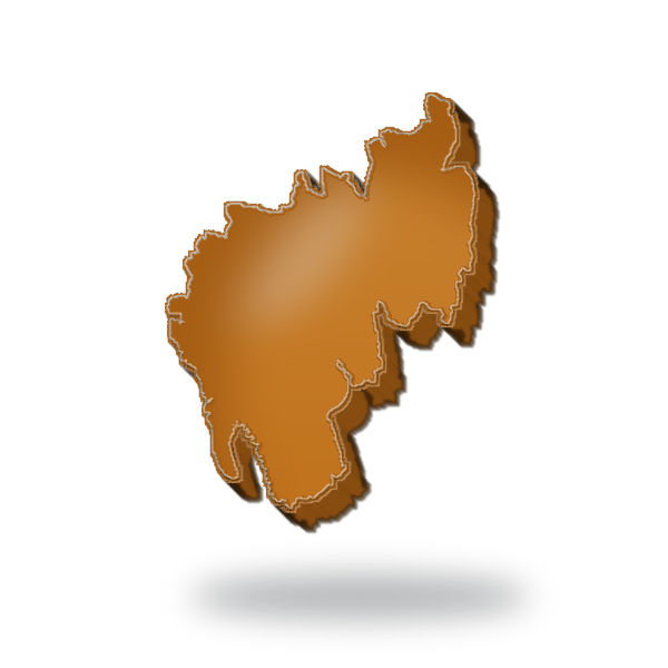3D map of Tripura