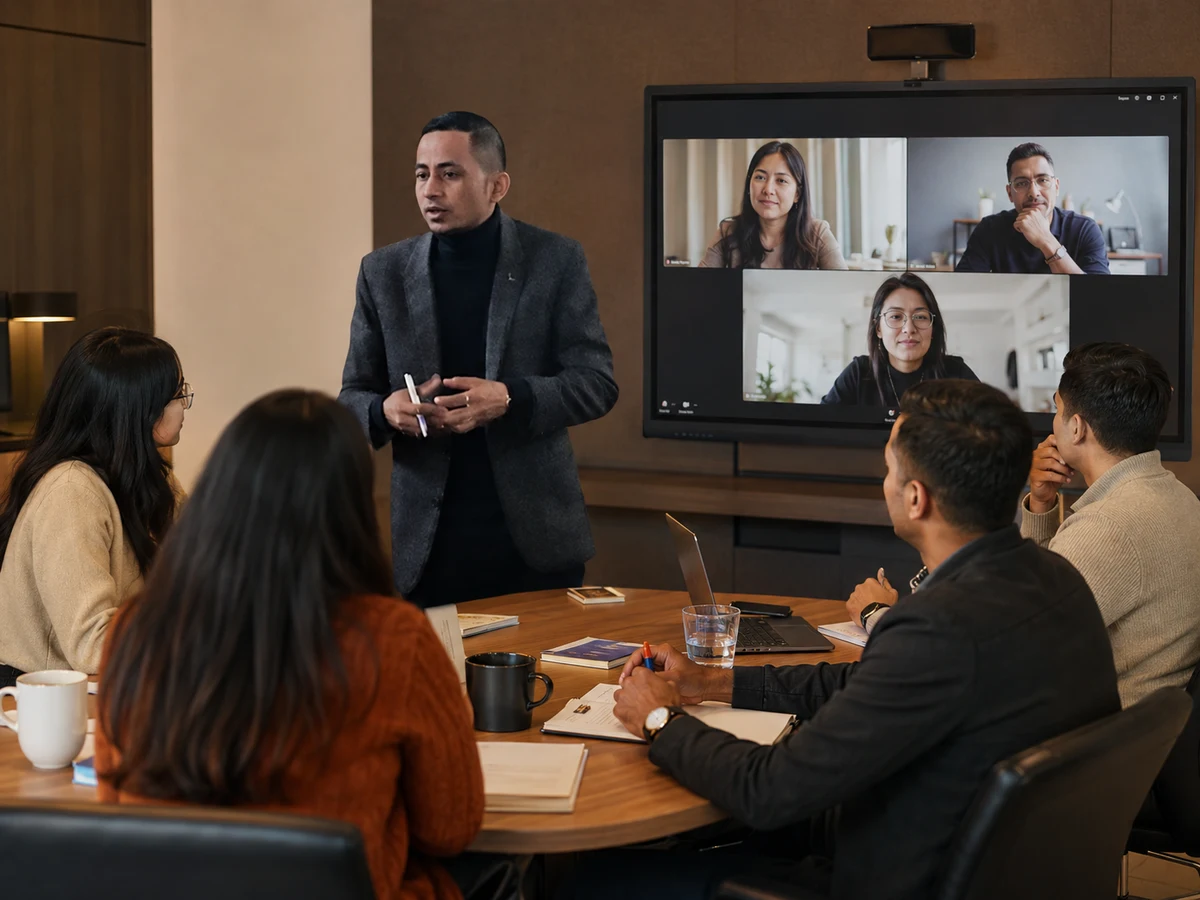 Hybrid communication training programme for institutions and teams